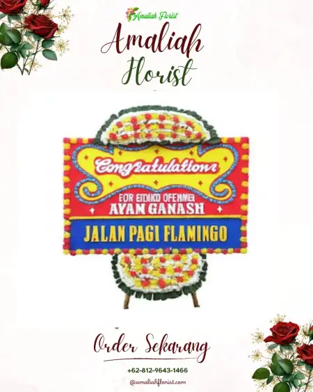 Sewa Papan Bunga Bonti