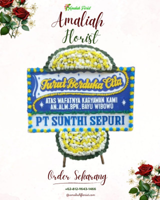 Papan Bunga Duka di Bonti