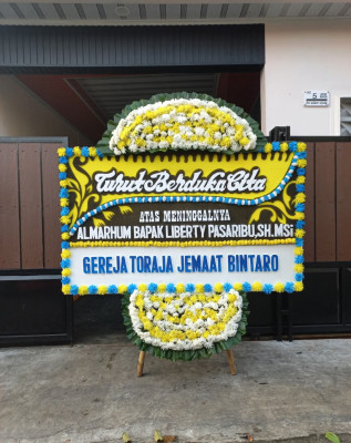 Papan Bunga Duka di Bonti